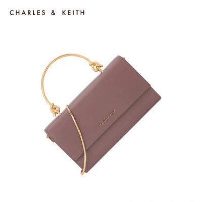 CHARLES ＆ KEITH Ví dài CK6-10840136 Ví lật có tay cầm bằng kim loại