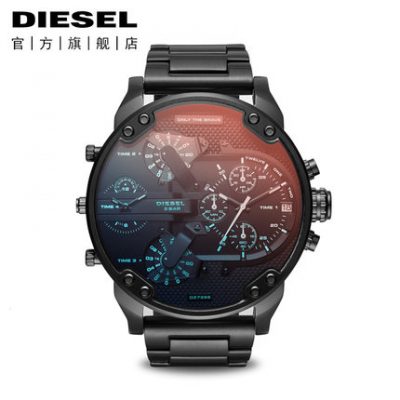 Đồng hồ Diesel Disay nam chính thức thời trang quá khổ quay số tắc kè hoa phân cực thạch anh đồng hồ nam DZ7395