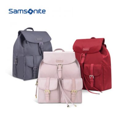 Ba lô Samsonite / Samsonite hoang dã thương hiệu lớn ba lô nữ thời trang xu hướng túi máy tính dung lượng lớn 34N