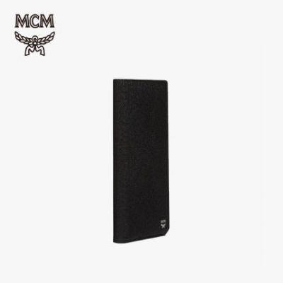 MCM New Bric nam nổi da dọc kinh doanh ví dài Bifold