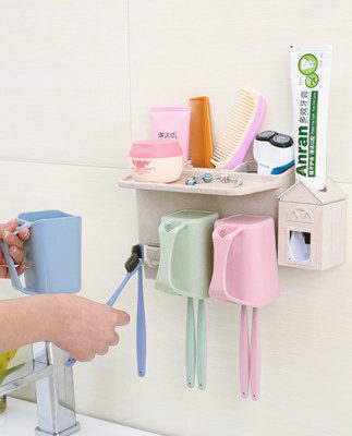 Bàn chải đánh răng phòng tắm cung cấp đồ dùng nhà bếp hộ gia đình những điều nhỏ cuộc sống sáng tạo thiết thực nhà hộ gia đình cần thiết hàng ngày