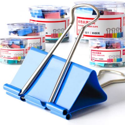 Hiệu quả văn phòng phẩm thư mục tổ chức phụ clip cố định dovetail clip cuốn sách clip đuôi cá văn phòng hộ gia đình nuốt cho sinh viên đa chức năng 19mm nhỏ 25 mm phượng dài đuôi nuốt văn phòng phẩm