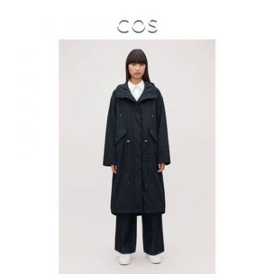 Áo khoác nữ COSa Cotton Parka màu xanh Navy 2019 Thu đông Sản phẩm mới 0776660003