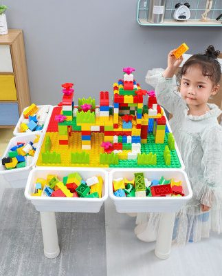 Bàn học đa năng cho bé trai 3 bé gái 6 tuổi Đồ chơi giáo dục trẻ em hạt lớn thông minh
