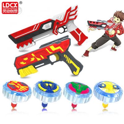 Trí tưởng tượng thông minh Magic Gyro Động cơ tập trung lõi kép 4 thế hệ Ánh sáng 5 trẻ em Súng đồ chơi chiến đấu với đĩa mới