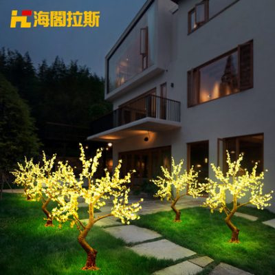 led cây nhân tạo đèn ngoài trời sân vườn vuông cảnh quan chiếu sáng sân vườn công viên biệt thự bãi cỏ trang trí kỳ nghỉ đèn