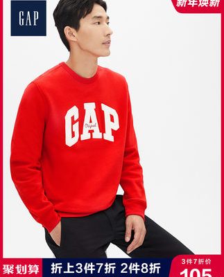 Gap Men Lông cừu Áo cổ tròn Hedging 111735W Thời trang mùa thu Top áo lỏng
