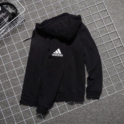 Áo khoác thể thao Adidas clover nam trùm đầu 2019 mùa đông thể thao đích thực cộng với áo khoác nhung giản dị áo khoác gió