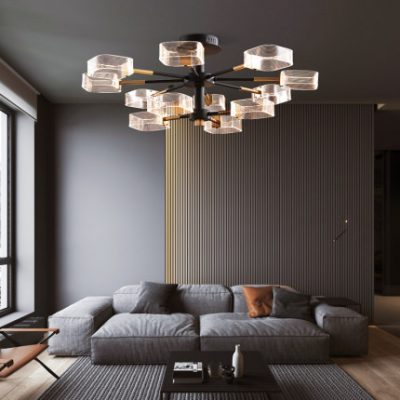 Đèn phòng ngủ mới led nhà đơn giản sáng tạo ấm áp nhà hàng đèn phong cách Bắc Âu phòng khách trang trí đèn