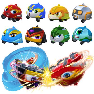 Sambo Dazzle Dazzle Nhỏ Q Gyro 4 Hợp kim kim loại dễ cháy thế hệ thứ tư Cậu bé đồ chơi trẻ em mới