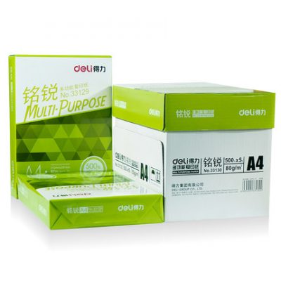 Delicai Xuan Mingrui A4 giấy in sao chép giấy 70g80g giấy trắng văn phòng cung cấp a4 FCL bán buôn gói duy nhất sinh viên giấy nháp 500 gói