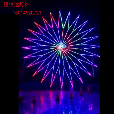 led ánh sáng lễ hội quy mô lớn ánh sáng triển lãm cảnh quan trang trí led mô hình ánh sáng ngoài trời không thấm nước năng động bánh xe đu quay