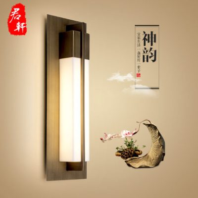 Mới đèn tường phong cách Trung Quốc phong cách Trung Quốc trang trí phòng khách đèn tường phòng ngủ đầu giường khách sạn Zen hành lang khách sạn đèn lối đi