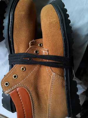 Giày bảo hộ lao động nam Annet chống đen cao su đen chống mài mòn xây dựng trang web giày thép hàn đầu giày công việc bông