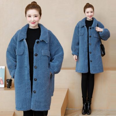 Cộng với size áo len mùa thu và mùa đông nữ sang trọng giữa năm 2019 mới béo chị áo rộng 200 kg