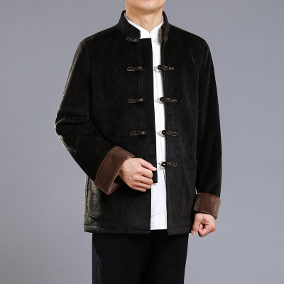 Baifulong cao cấp nam Tang Trung Quốc phù hợp với áo khoác mùa thu và mùa đông