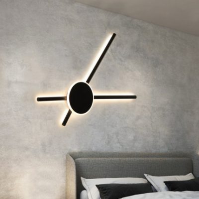 Đơn giản và hiện đại Phòng ngủ Bắc Âu phòng khách TV tường đầu giường nghiên cứu phòng ăn lối đi trang trí đèn LED