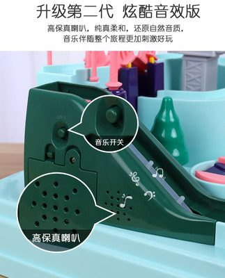 Câu đố Douyin sức mạnh trí tuệ đào tạo xe lửa nhỏ xe lửa xe hơi vượt qua cuộc phiêu lưu lớn trẻ em đồ chơi cô gái 3 tuổi 6 chàng trai