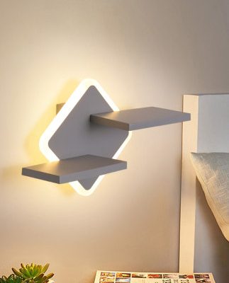 Hiện đại tối giản đầu giường đèn tường phòng khách Bắc Âu phòng ngủ lối đi TV TV tường lưu trữ trang trí led trẻ em đèn