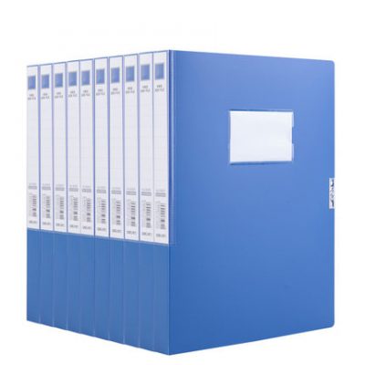 10 Hộp tệp A4 hiệu quả Thiết bị văn phòng Hộp thông tin thư mục Hộp thông tin nhiều lớp Sách nhựa tệp hộp lưu trữ tệp 25353/55 / ​​75mm