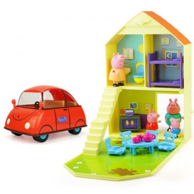 Piggy Trang House Toy House Toy Car Play House Toy Girl Girl Boy Peggy Child Quà tặng sinh nhật