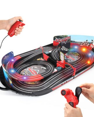 Lightning McQueen đôi xe đường sắt xe trẻ em đồ chơi trẻ em điều khiển từ xa xe lửa điện 45