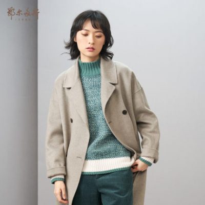 Ordos 1980 19 mùa thu và mùa đông áo khoác nữ thời trang mới cho nữ áo khoác cashmere