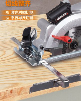 Wicks Gia công gỗ Cưa xích WX427 Máy cưa cầm tay 45 Góc Máy cưa tròn Máy cắt trang trí Dụng cụ điện