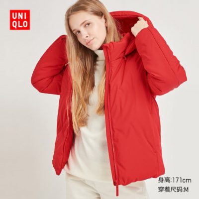 Áo khoác trùm đầu hợp chất hiệu suất cao dành cho nữ (Hợp chất đầy) 420251 UNIQLO