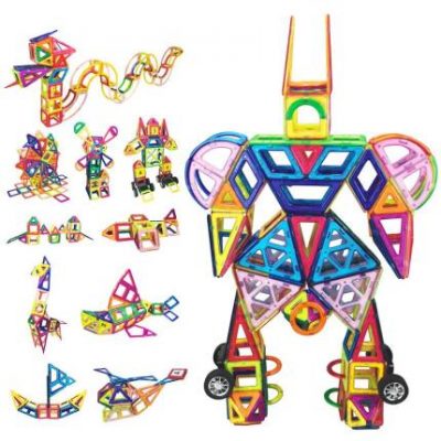 Máy tính bảng từ tính khối xây dựng trẻ em hút sắt đồ chơi nam châm từ 3-6-8 tuổi bé trai và bé gái rải rác mảnh ghép lắp ráp