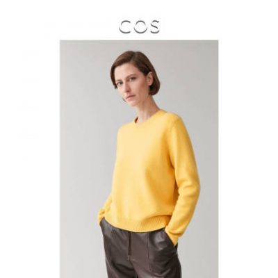 Áo len dệt kim cashmere của phụ nữ COS Vàng 2020 Mùa xuân mới 0866323001