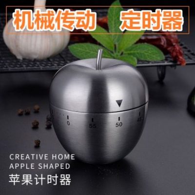 Inox nhà bếp hẹn giờ trứng hẹn giờ sáng tạo đồng hồ báo thức cơ khí nhắc nhở đếm ngược tiện ích nhà bếp