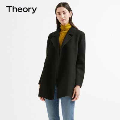 Lý thuyết 2019 mùa thu và mùa đông quần áo mới của phụ nữ len hai mặt và áo khoác cashmere G0701406