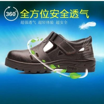 Manchlie mùa hè giày thoáng khí bảo hiểm lao động giày nam giày giầy chống va đập thép ngón chân chống giày bảo vệ lao động bảo vệ lao động