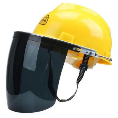 Mặt nạ hàn, hàn mặt, bảo vệ mặt, mặt đầy đủ, chống nướng, gắn trên đầu, nhẹ, mũ bảo hiểm hàn hồ quang argon đơn giản