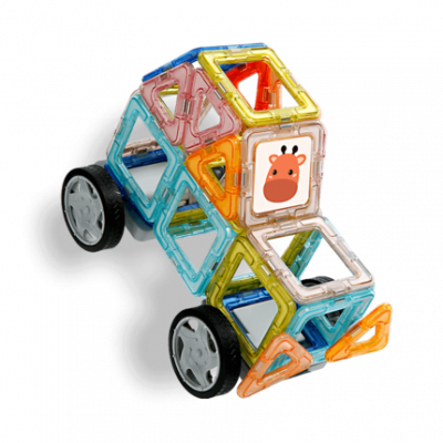 Khối xây dựng phim từ tính của trẻ em nam châm nam châm từ tính xây dựng bé trai và bé gái đồ chơi giáo dục 3-6 tuổi