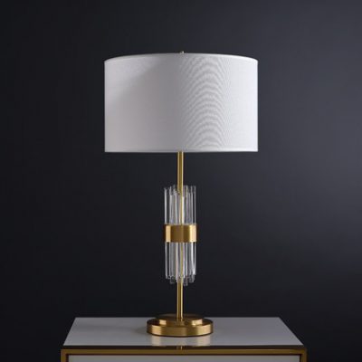 Hilton sang trọng hiện đại sang trọng đồng pha lê đèn bàn cạnh giường ngủ phòng ngủ đèn trang trí đèn học đơn giản