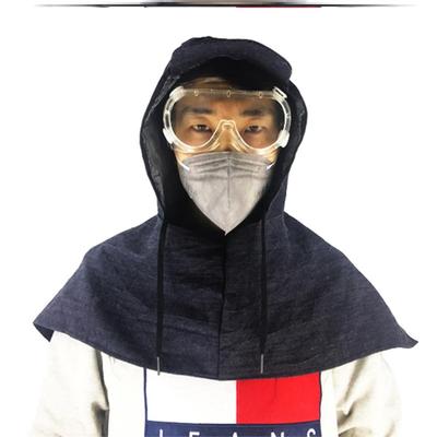Của tôi mặc bảo vệ denim mặt nạ bảo vệ cho lao động hộ gia đình bụi đầu che xi măng mặt nạ sử dụng kép