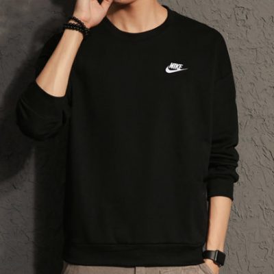 Nike Nike trang web chính thức áo len nam mùa đông mới thể thao hàng đầu áo dài tay cổ tròn áo thun BV2667