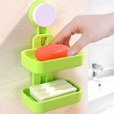 Đồ dùng thực tế cuộc sống gia đình nhỏ cửa hàng bách hóa sáng tạo cung cấp phòng tắm nhà vệ sinh hộp xà phòng cần thiết hàng ngày