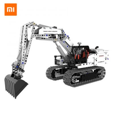 Xiaomi Engineering Máy xúc Đồ chơi Khối xây dựng Mô hình Khối xây dựng Xe con Cậu bé Lắp ráp Thông minh Lắp ráp
