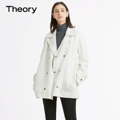 Lý thuyết 2019 mùa thu và mùa đông quần áo mới của phụ nữ len hai mặt và áo khoác cashmere J0601406