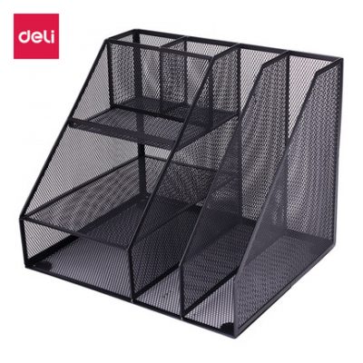 Hiệu quả tập tin kệ sắt nhiều lớp thư mục lưu trữ hộp lưu trữ bàn kệ sách bàn học sinh máy tính để bàn văn phòng phẩm thông tin lưu trữ kệ sách đứng tập tin hộp văn phòng Daquan
