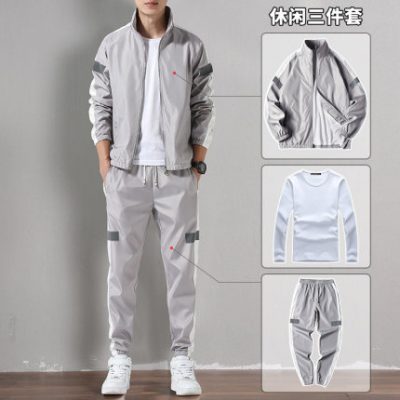 Áo vest nam mùa thu đông cộng với bộ đồ thể thao nhung dày 2019 áo khoác nam mới giản dị