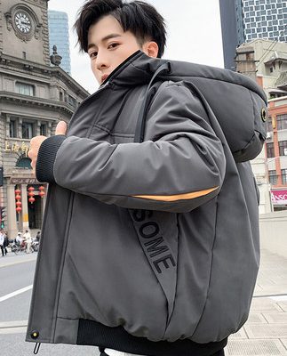 Áo khoác cotton nam 2019 thu đông mới dụng cụ làm dày bánh để khắc phục thương hiệu áo khoác xuống áo khoác cotton