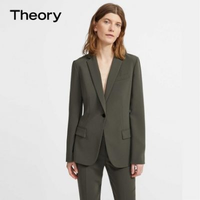 Lý thuyết mùa thu đông 2019 quần áo mới của phụ nữ một hàng blazer một nút J0709113