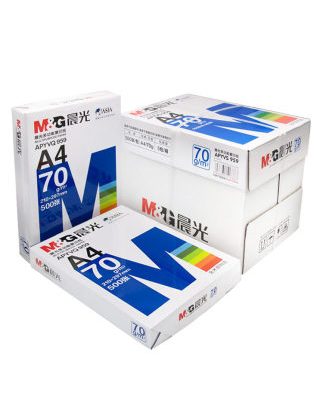 Giấy in Chenguang A4 giấy sao chép 70g giấy trắng 80g gói duy nhất 500 tờ một gói FCL 5 đóng gói một hộp a4 giấy in bột gỗ một bốn sản phẩm giấy giấy máy in giấy cung cấp miễn phí