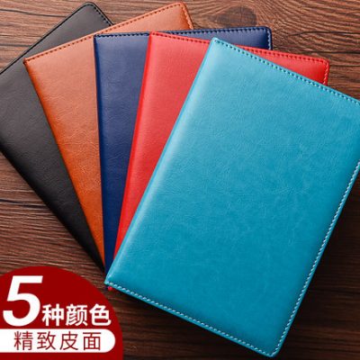 a5 máy tính xách tay siêu dày dày notepad kinh doanh b5 da đen công việc này cuộc họp kỷ lục máy tính xách tay văn phòng trường đại học đơn giản máy tính xách tay văn phòng phẩm cung cấp nghệ thuật tùy chỉnh lá lỏng lẻo