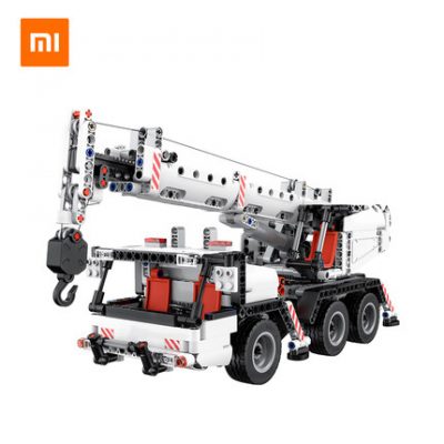Xiaomi Mi Rabbit Building Blocks Kỹ thuật cẩu Mô hình khối xây dựng Trẻ em Xe bé trai Lắp ráp Khối xây dựng đồ chơi trí tuệ