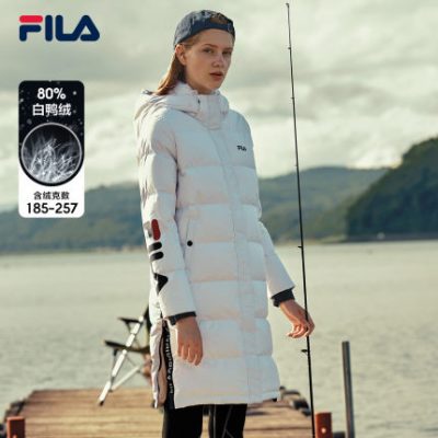 FILA Feile chính thức lưu trữ áo khoác nữ giữa mùa đông 2019 mùa đông áo khoác thể thao thời trang mới